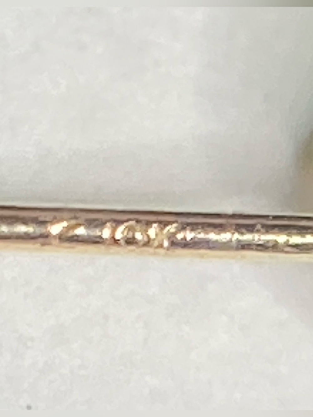 10k Yellow Gold Pink cubic Zirconia Stud Post Earrings - Picture 3 of 7